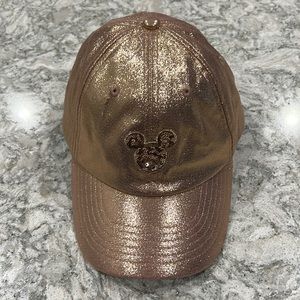Disney Baseball Cap - rose gold metallic